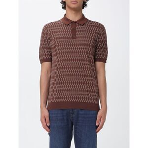 Zanone Polo Shirt Men Brown